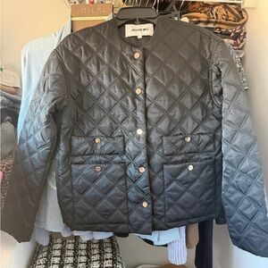 Jason Wu Black Quilted Jacket women’s XS NWOT